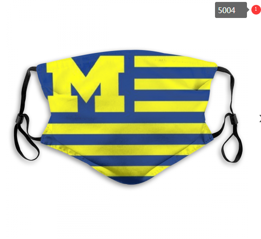 NCAA Michigan Wolverines #11 Dust mask with filter->ncaa dust mask->Sports Accessory